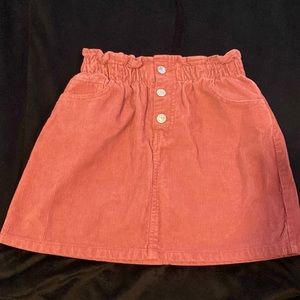 Zara corduroy skirt Size 13/14 worn once